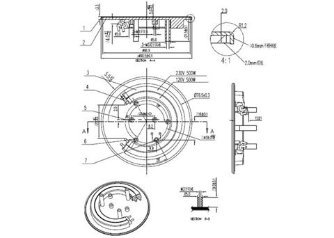 饮水机发热盘MD9015